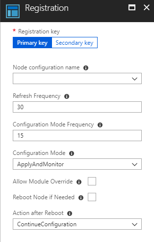 Node registration wizard